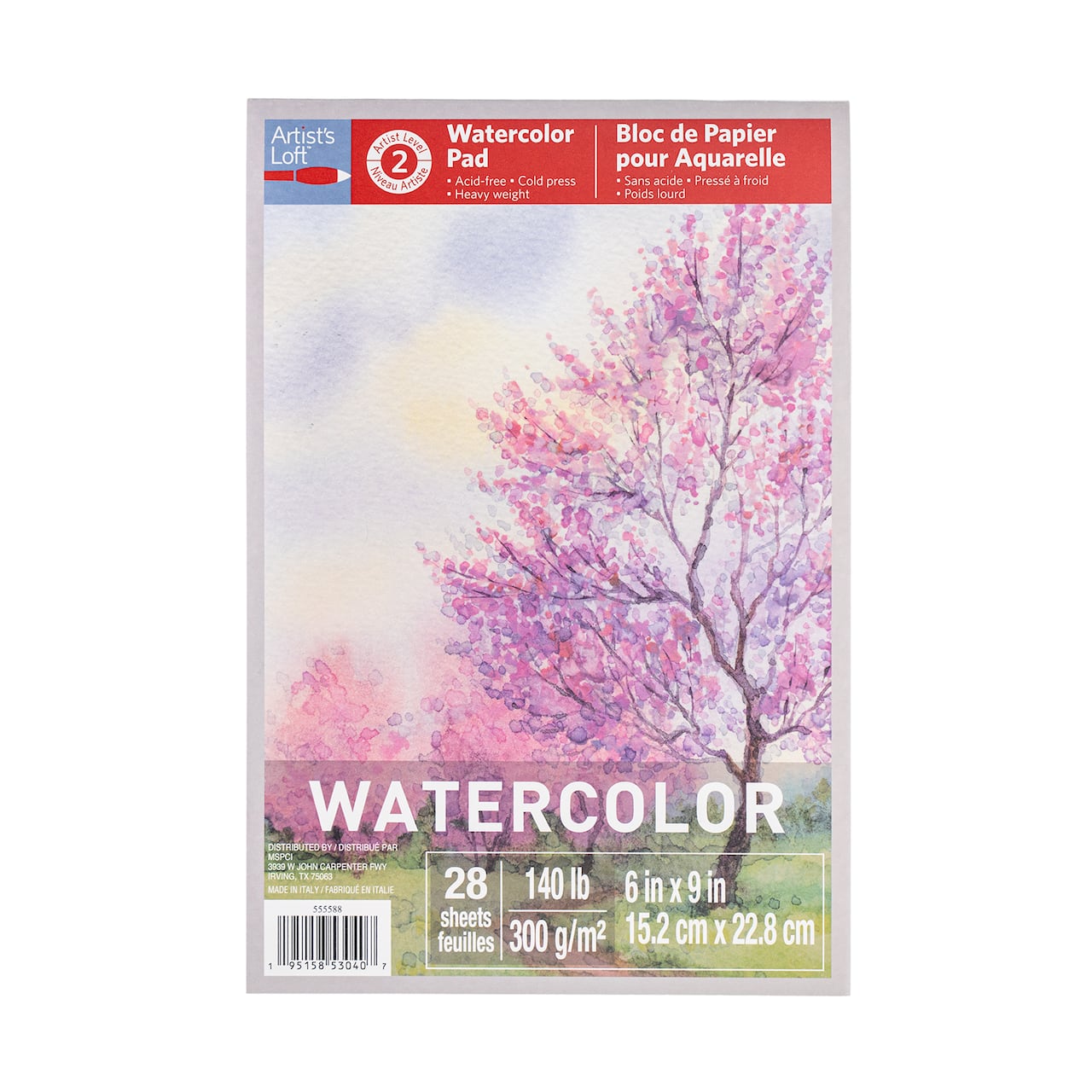 Level 2 Watercolor Pad by Artist's Loft™